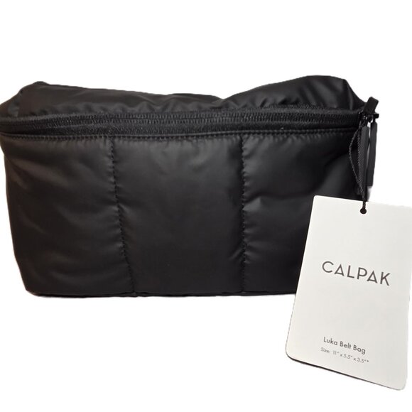 NWT Calpak Luka Belt/Crossbody Bag in Matte Black - Picture 3 of 12